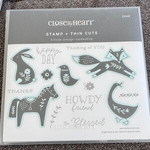 Animal and Floral Stamp and Die Set